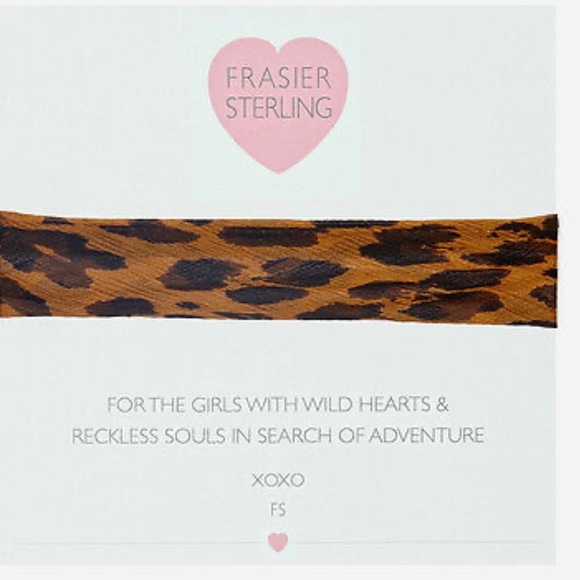 Frasier Sterling Jewelry - NWT Frasier Sterling Def Leopard Choker